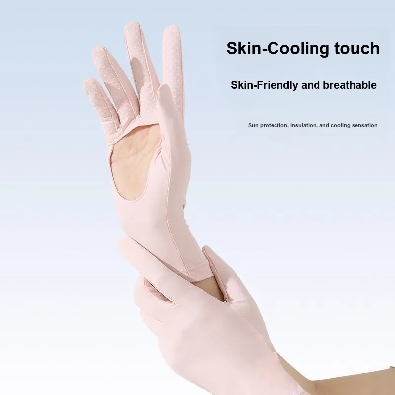 YUZHAOLIN Thin Sun Protection Gloves Women's-9