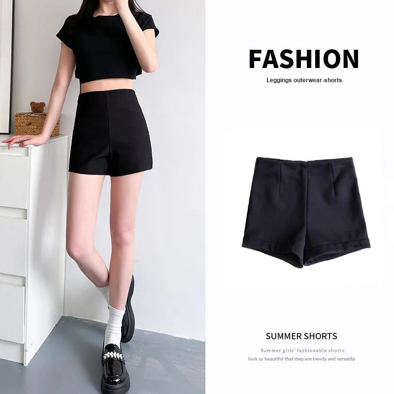 Urban Beauty Casual Shorts Women's Black-4