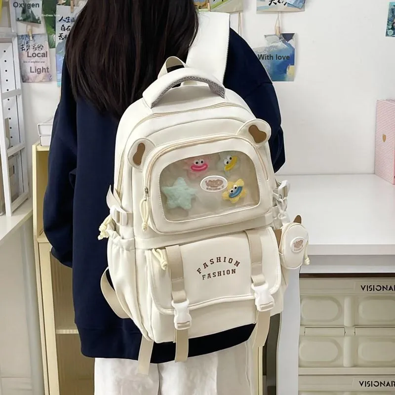 AIBAG Twill Backpack Unisex Multicolor-3