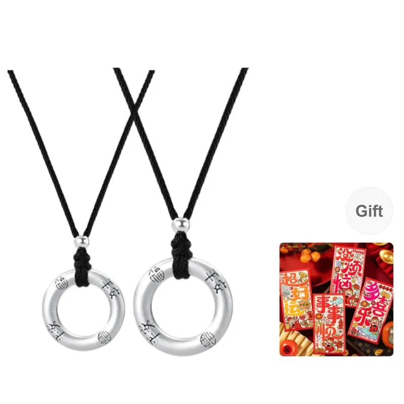 LAOYINFANG Sterling Silver Necklaces Unisex-4