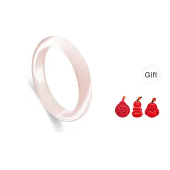 MUGONGZI Natural Glass Cat Eye Bangles Women's