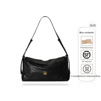 BAGTREE Imported Top Grain Vegetable Tanned Genuine Leather Pillow Shoulder Bag Regular Unisex Multicolor