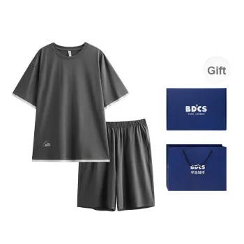 Peninsula City Pajama Set Men's Gift Box Set Gray