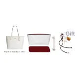 Burgundy Liner+Bottom Pad+Shoulder Pads[Three-Piece Set]Comes with Pendant-City33 Glacier White