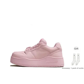 WANDER AROUND Low Top Casual Skateboard Shoes Unisex Pink