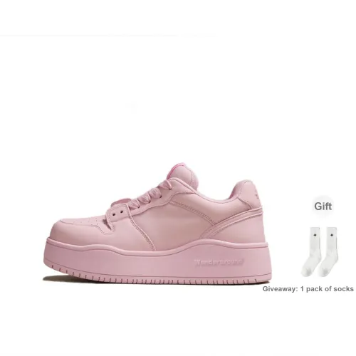 WANDER AROUND Low Top Casual Skateboard Shoes Unisex Pink
