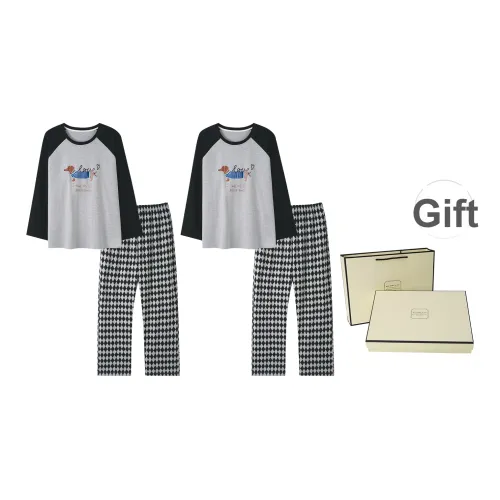 MIIOW Домашняя одежда и пижамы комплект унисекс 2 комплекта