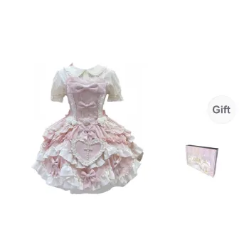 OUTDOORPRINCE Lolita Fashion Women's Pink