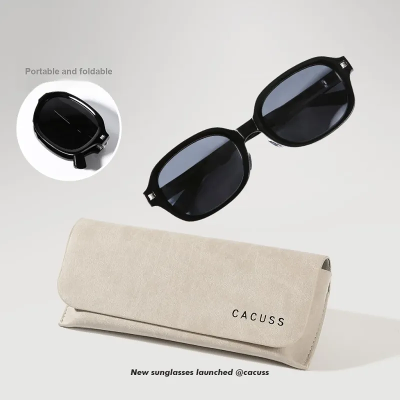 CACUSS Junior TR/Memory Plastic Oval Sunglasses Unisex-11