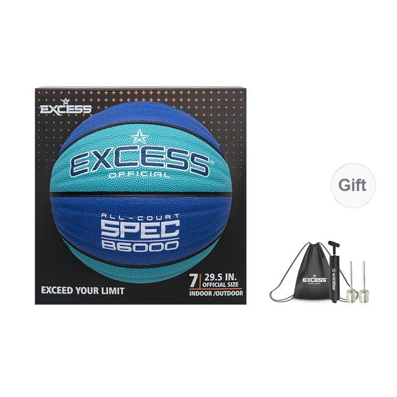 EXCESS PU Basketball Bay Blue Size 7 Ball Training Unisex-3