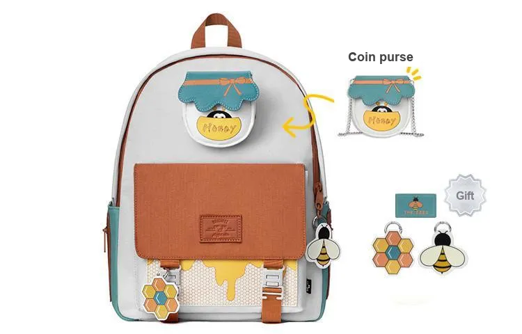 MR.ACE HOMME Polyester Backpack Women's Color Block-1