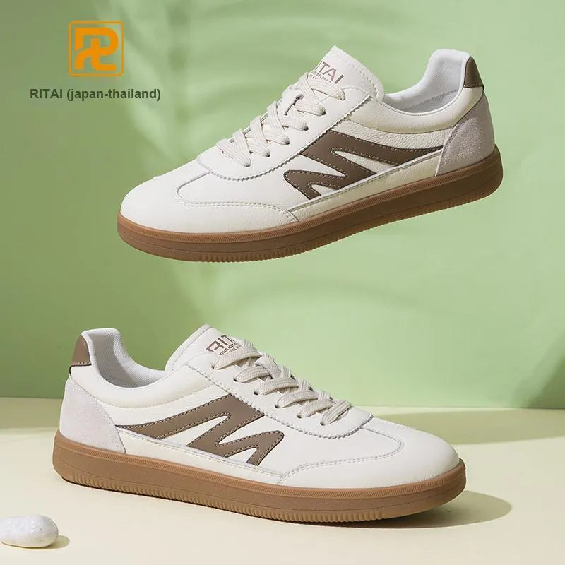 Ritai Anti Slip Wear Resistant Low Top Skateboard Shoes Men's-12