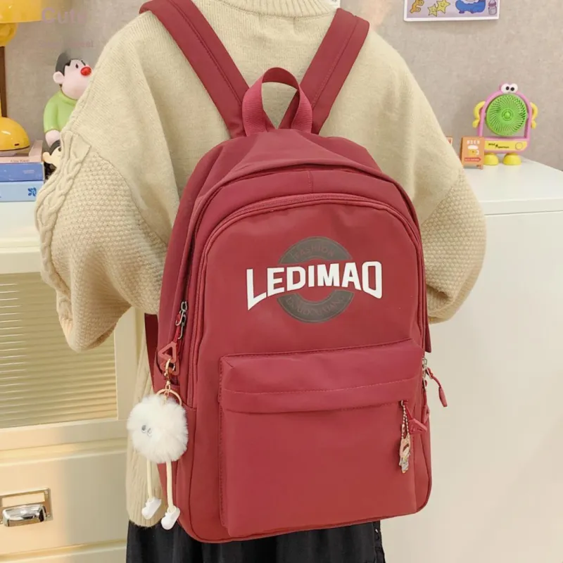 YUANTUZHE Nylon Fabric Backpack Unisex Multicolor-8
