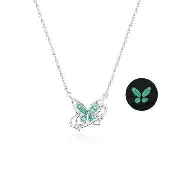 KINGFOCUS S925 Silver Collarbone Chain Anniversary Gift Practical Item Women's