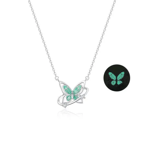 KINGFOCUS S925 Silver Collarbone Chain Anniversary Gift Practical Item Women's