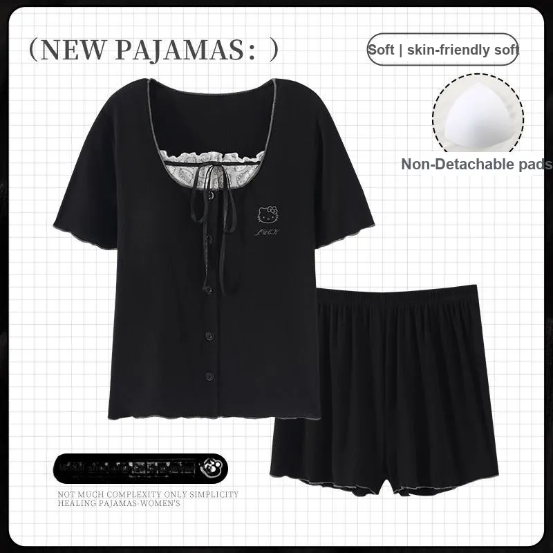 OUSHIBO Women's Pajama Sets-5