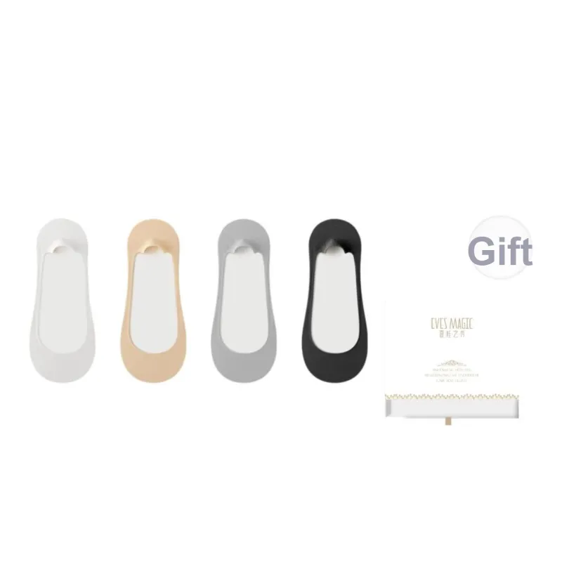XIA.WA.ZHI.XIU No Show Socks Women's Box 4 Pack-2