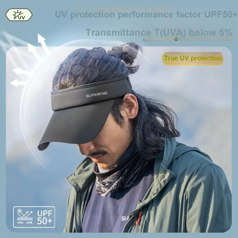 SuperFire Polyamide Sun Protection Hats Unisex Black-4