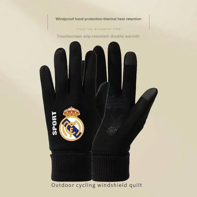 LEMONKID Fleece Knit Gloves Unisex-2