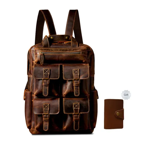 Simple & Nature Backpacks Dark Brown