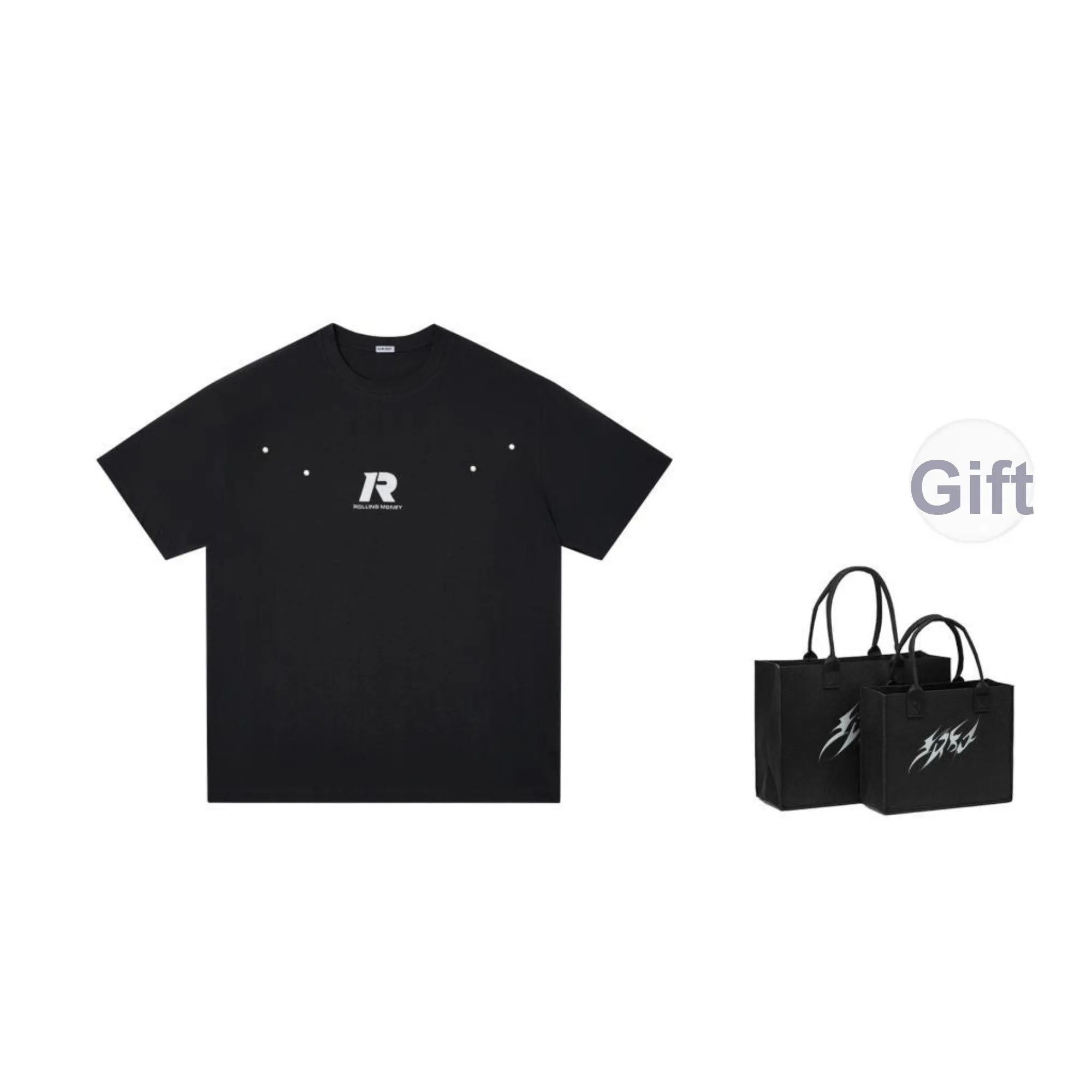 Rolling Money T Shirt Unisex Black