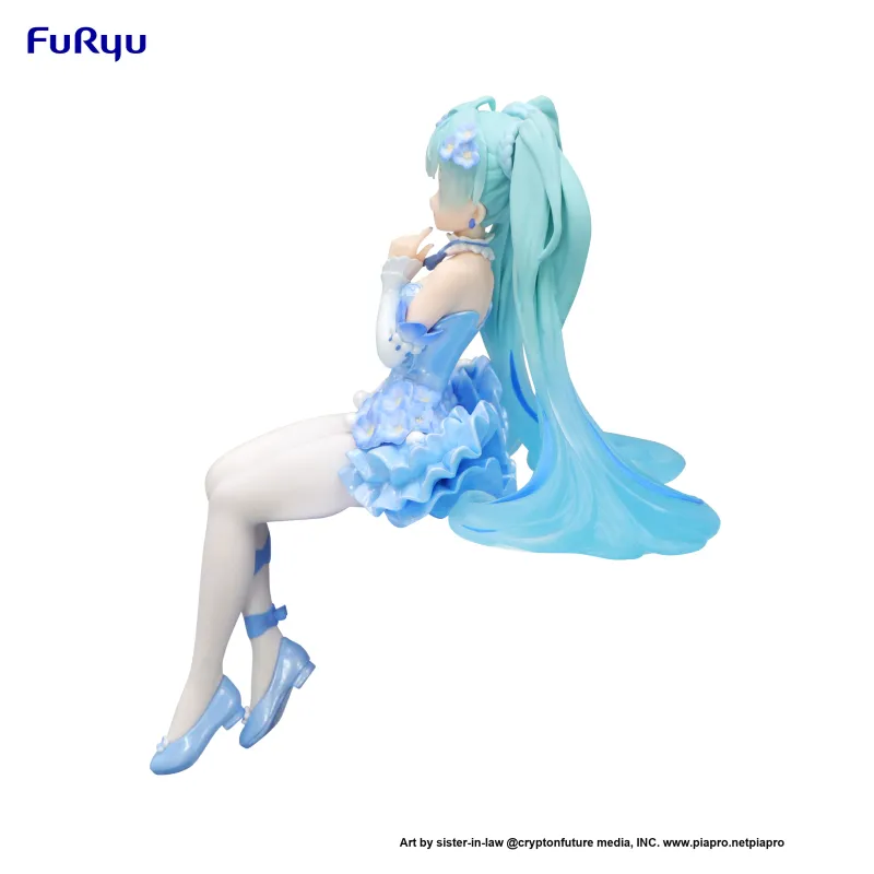 FURYU Hatsune Miku Bubble Pressed Surface Pink Butterfly Fairy, Blue Version Figure Bonus Gifts-2