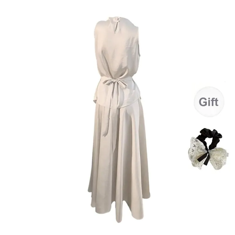 PAVEA Two Piece Skirt Sets Women's-1