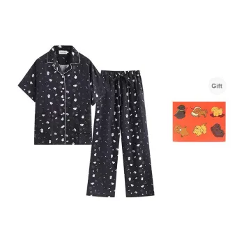 Wabi Town Pajama Gift Box Women's Black