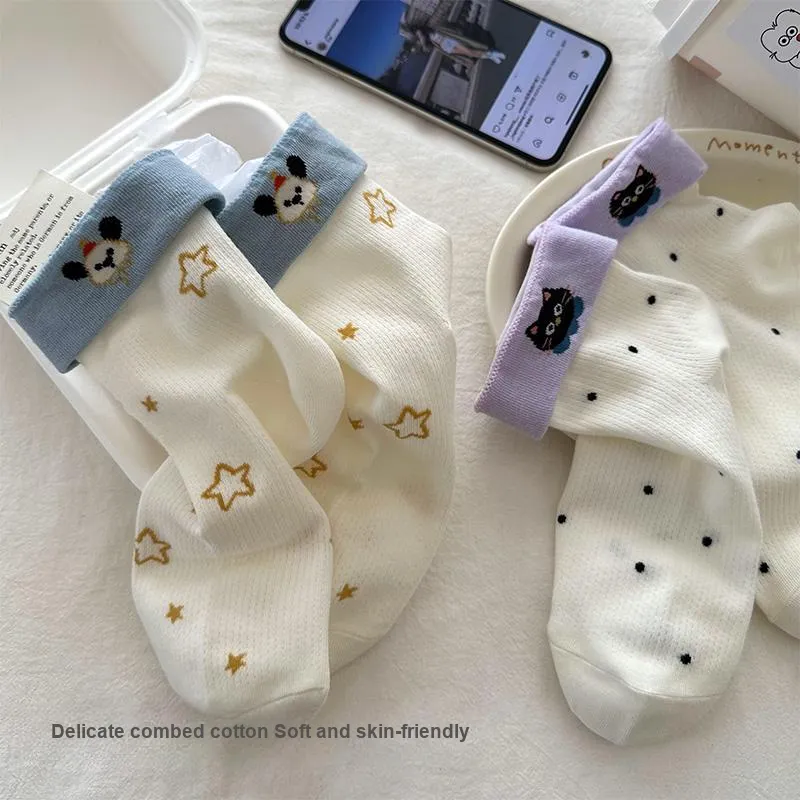 Moremoli Mid Calf Socks Women's 3 Pack-1