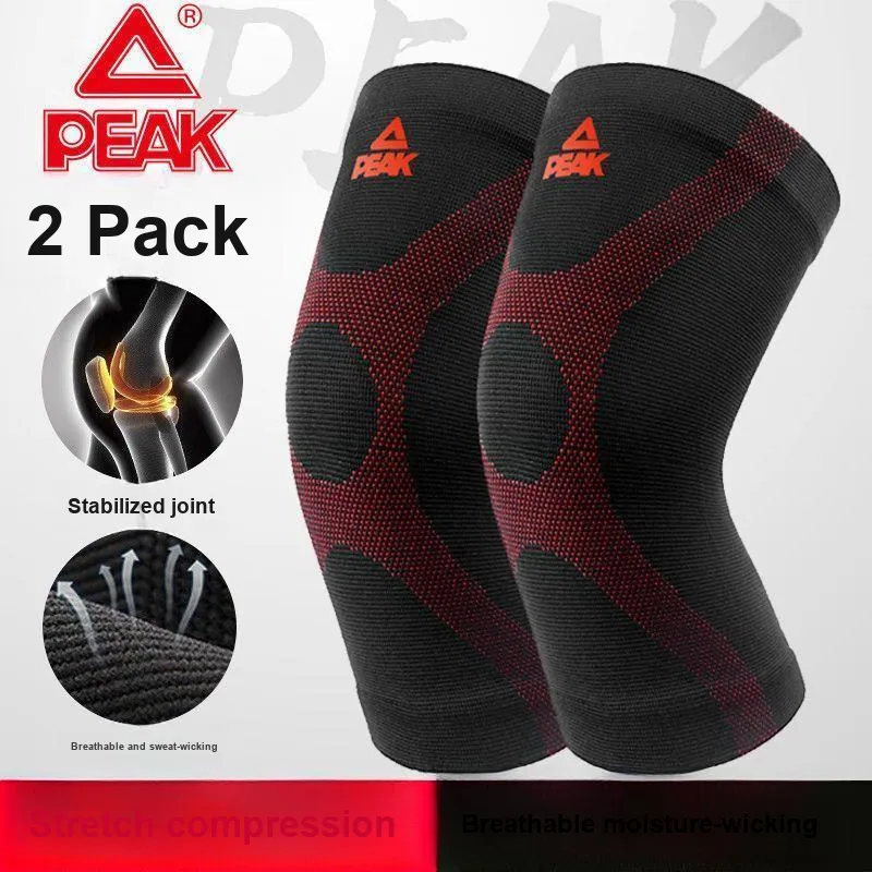 PEAK Knee Pads Polyester Running Mountaineering Hiking Cycling Volleyball Tennis Soccer Badminton Basketball Unisex-4