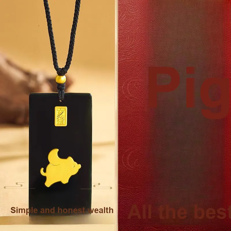 BYTHERE Hetian Jade Necklaces Green Jade Unisex-39