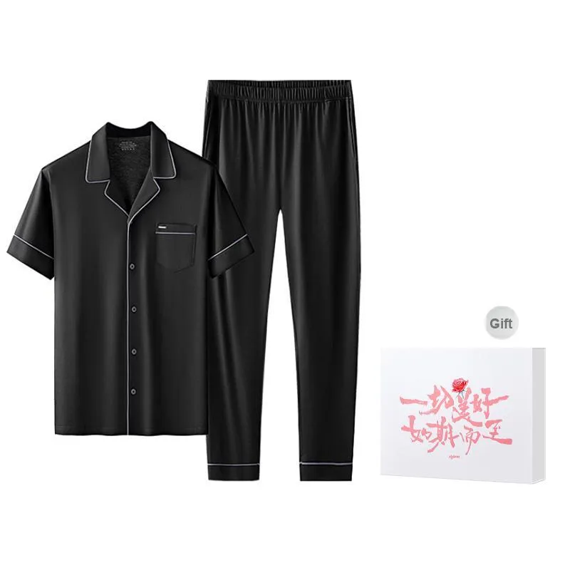 DUINIDESIYU Pajama Set Men's Gift Box Set-7
