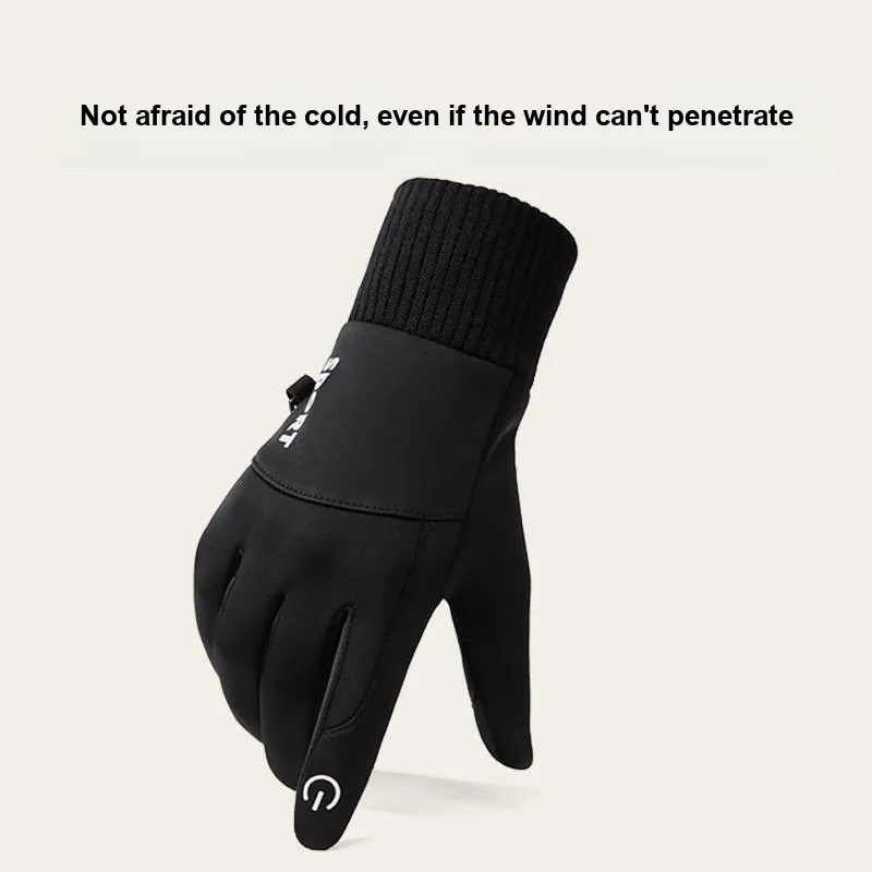 NANJIREN Thin Fleece Warm Gloves Men's-4