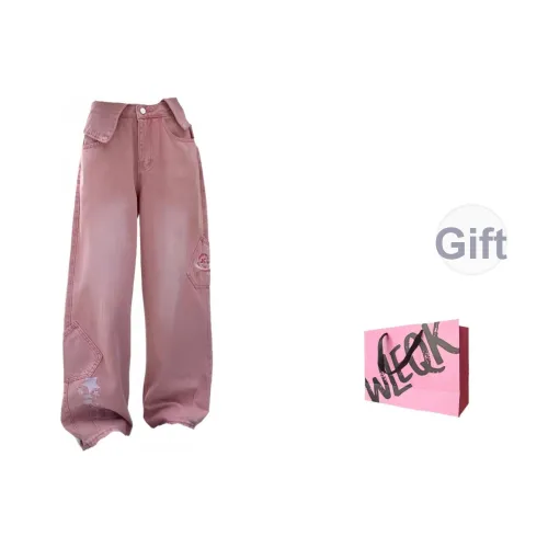 CTRTRC Розовые Женские Джинсы