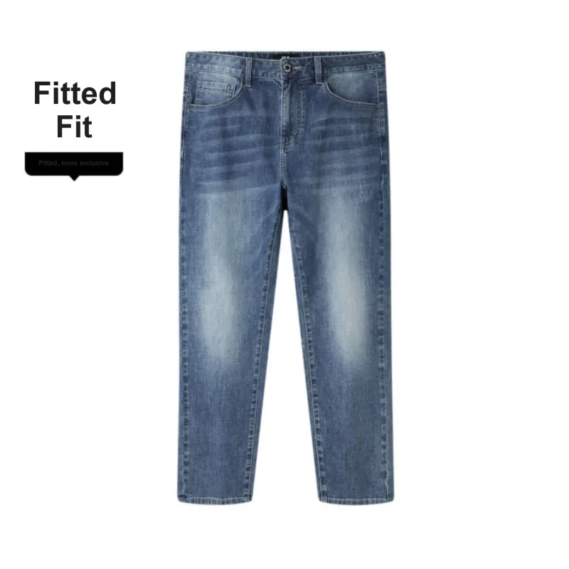 HLA Jeans Men Blue Gray Denim Gradient Medium 21-4