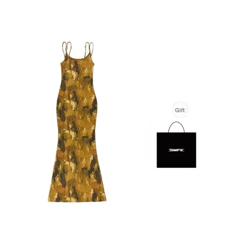 SMFK Китай Чернила Камуфляж В комплекте сумка для покупок Женские Слиплатья