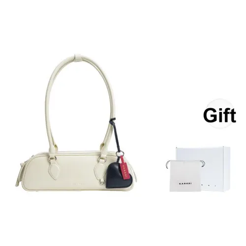 Karkki Сумка из крупнозернистой текстуры коровьей кожи сумка через плечо женская многоцветная