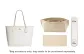[Glacier White Three-Piece Set]Open Top Liner+Wide Shoulder Pads+Bottom Pad