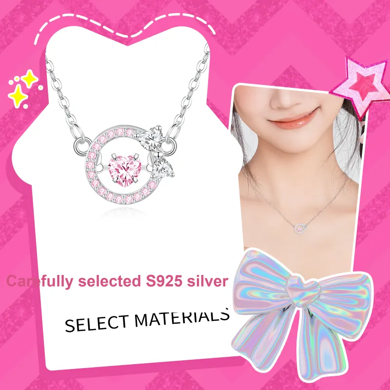 Barbie S925 Silver Necklaces Women's-1