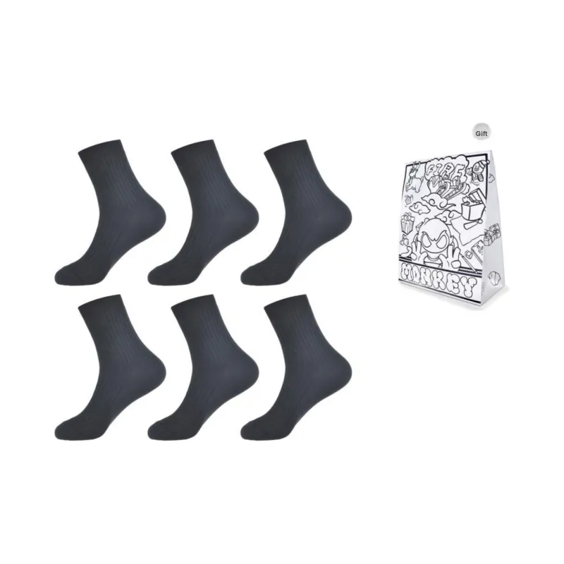 FireMonkey Mid Calf Socks Unisex 6 Pack-0