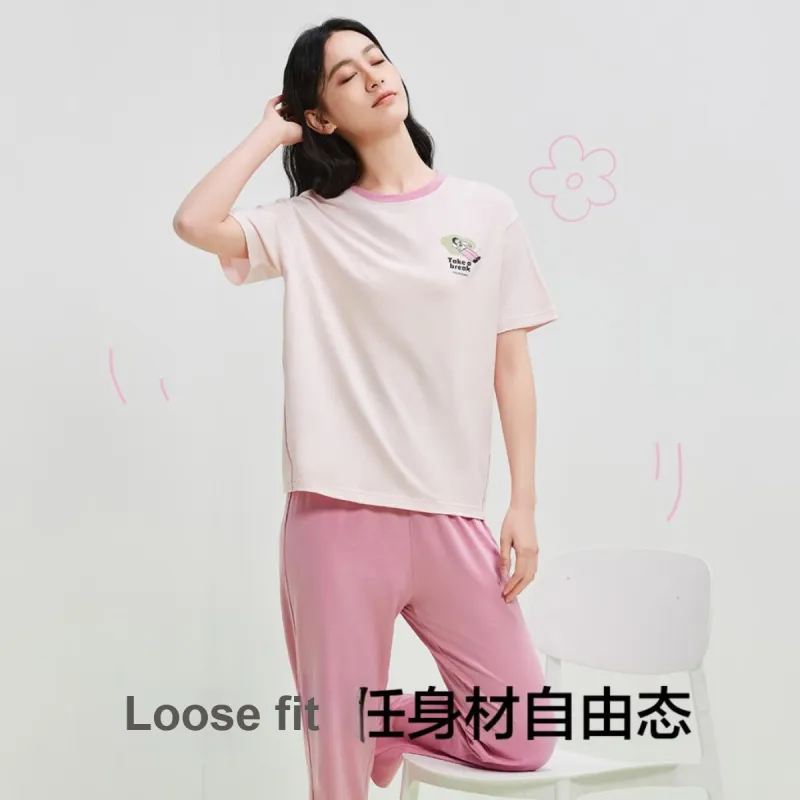 YOUKESHU Pajama Set Women's Shopping Bag-4