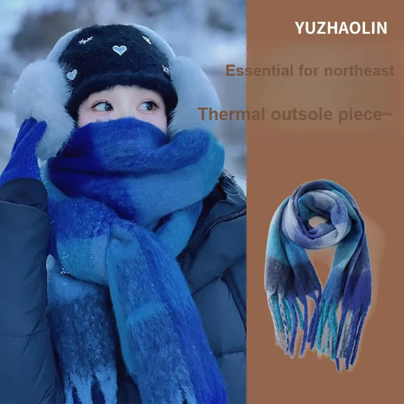 Shizhu Knit Scarves Women's-3