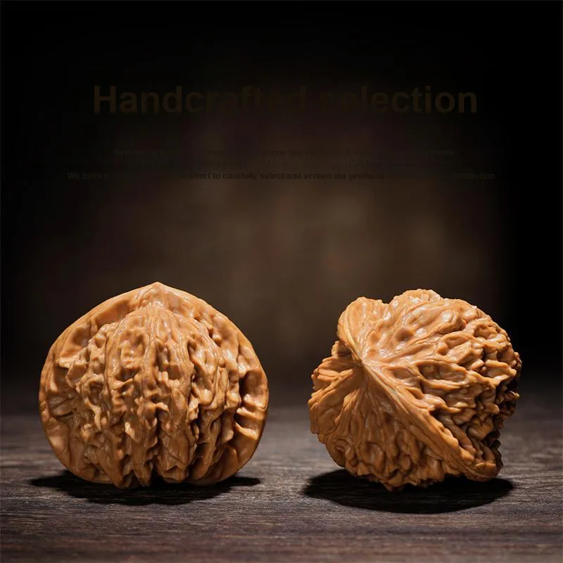 FANGYUANXIAOFU Walnut Fine Handicraft Dry Wipe Base Layer, Play With Hand Held Items, Stress Relieving Tool Unisex-3
