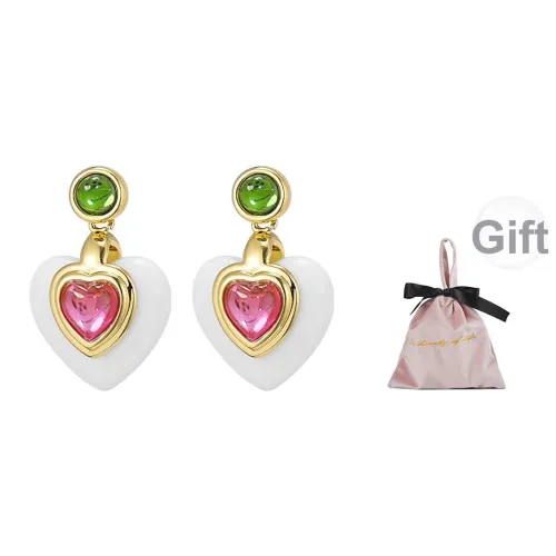 Wakfu Циркон Золотой Покрытый Медный Серьги-булавки из серебра 925 пробы Женские