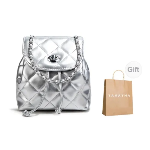 TAMATHA Backpacks Silver