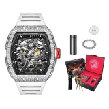 The Great Wall Box-Men's White Strap