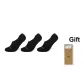 [3 Pack]Black/Black/Black (Men's)