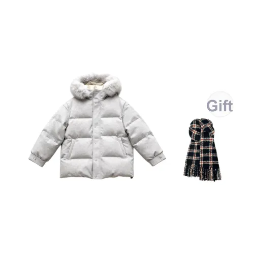 GHPC Cloud Smoke Серый с шарфом Женские пуховики