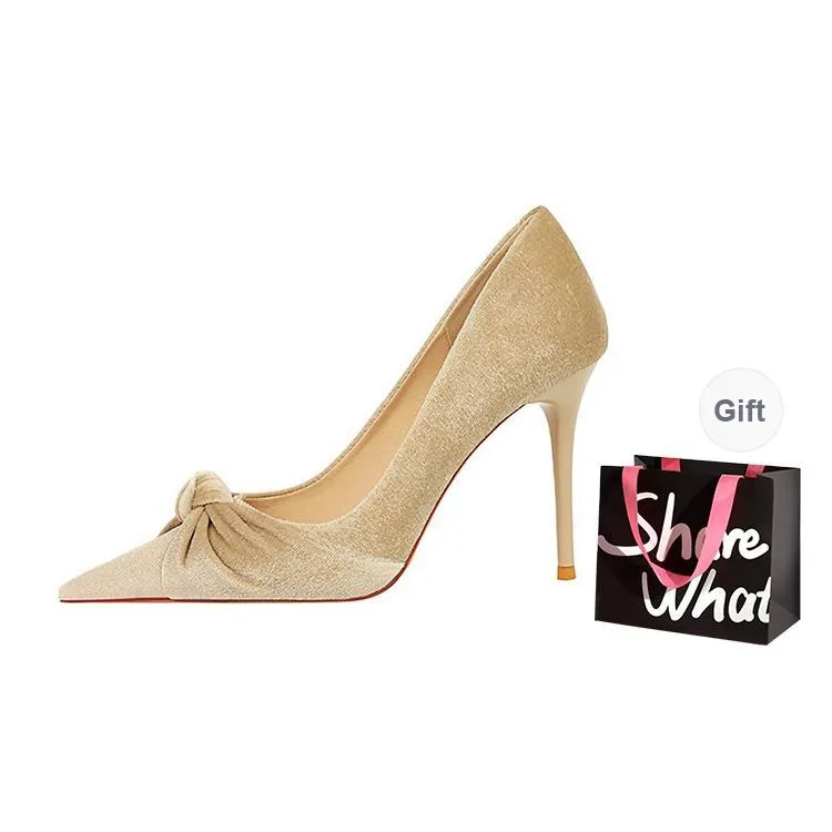 BIGTREE Slim Heel High Heels Women's-3