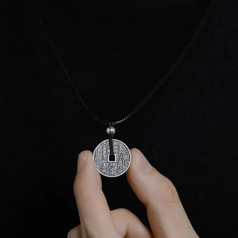 Ostantin S925 Silver Necklaces Unisex-4